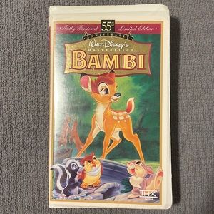 Disney’s Bambi 55th anniversary VHS